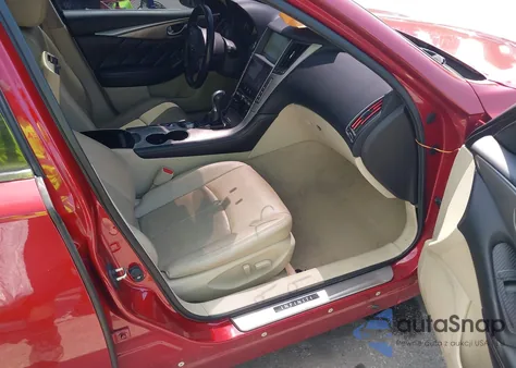 2014 Infiniti Q50 Hybrid Premium z USA, uszkodzony, nr VIN JN1AV7AP0EM692290